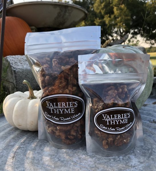 Salted Maple Roasted Walnuts